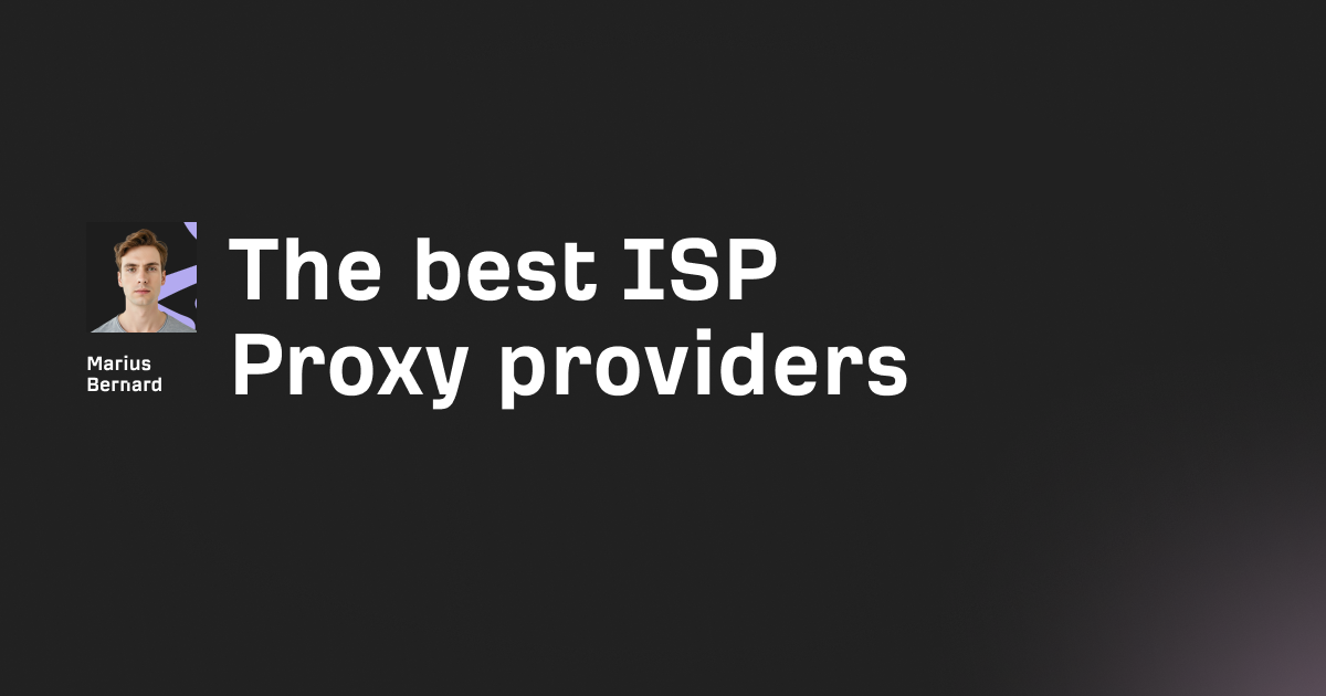 8 Best ISP Proxies in 2026