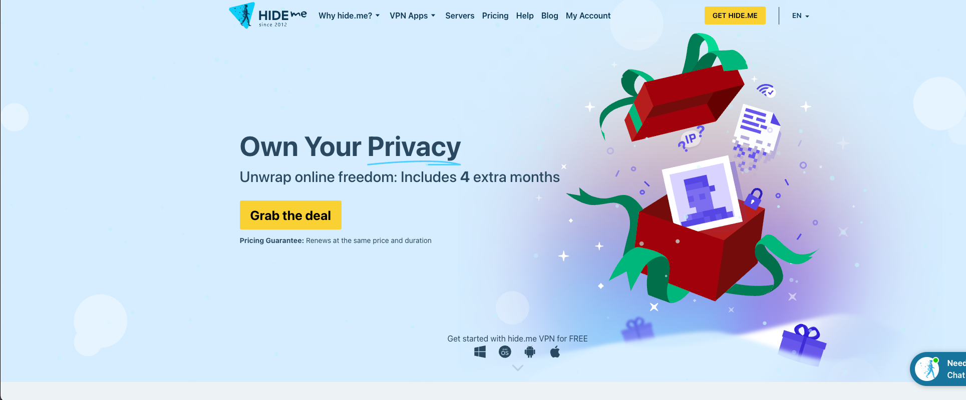 Hide.me free proxy site