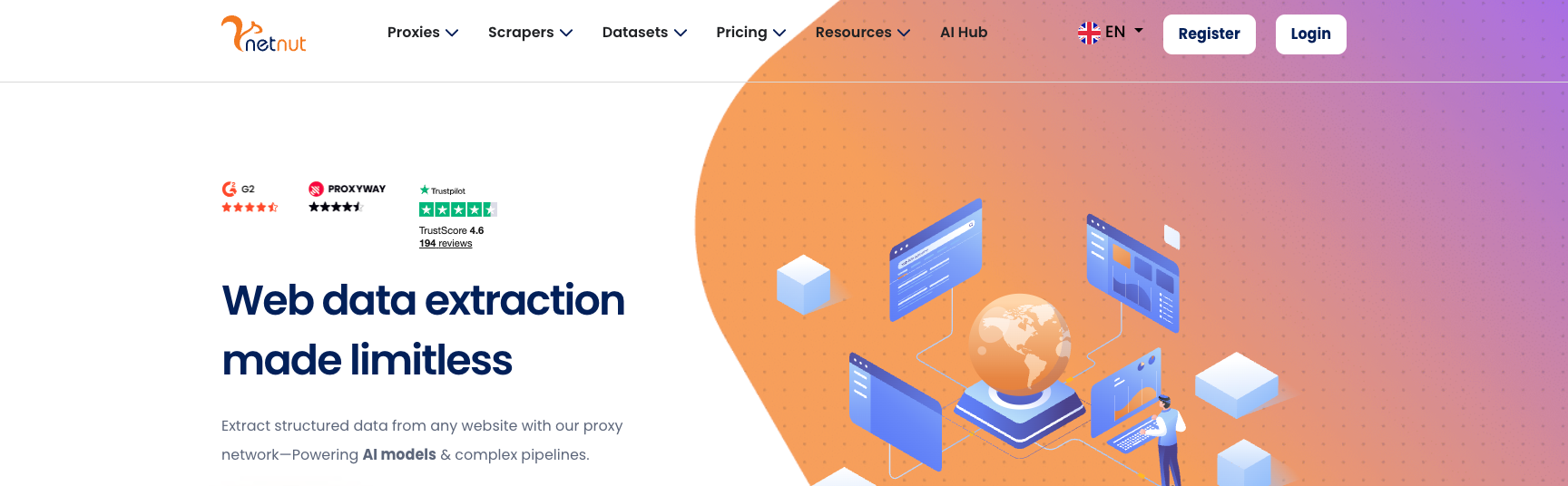 NetNut — Best for Large-Scale Projects