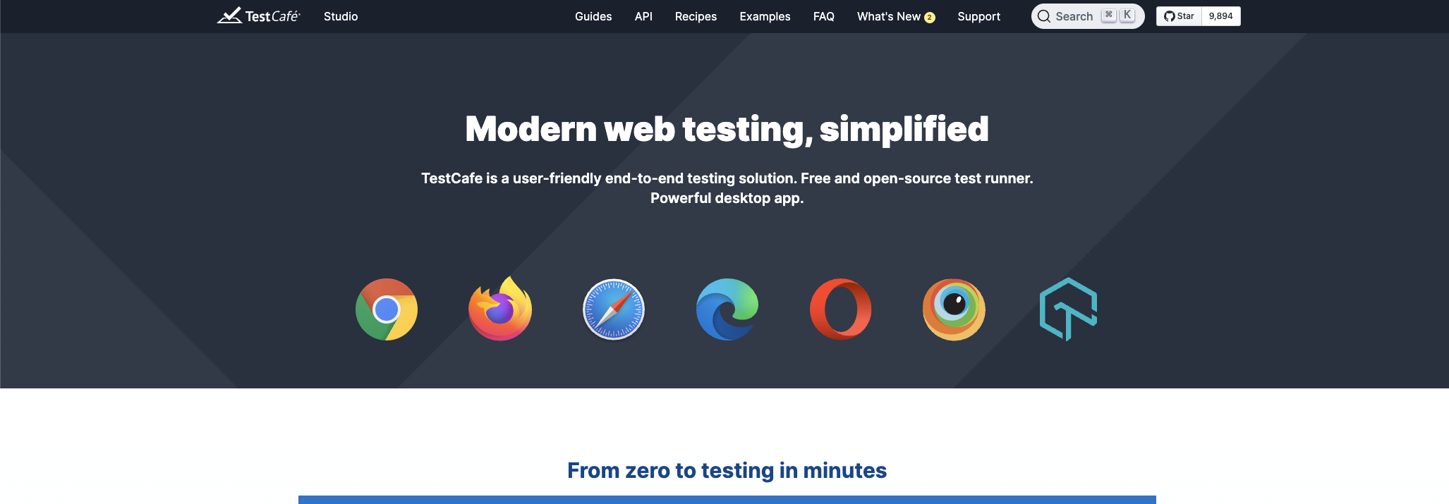 TestCafe — Best for Simple Cross-Browser Testing